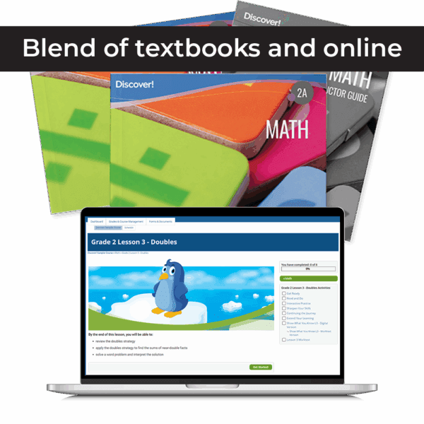 Discover! Math 2nd Grade Blended Set