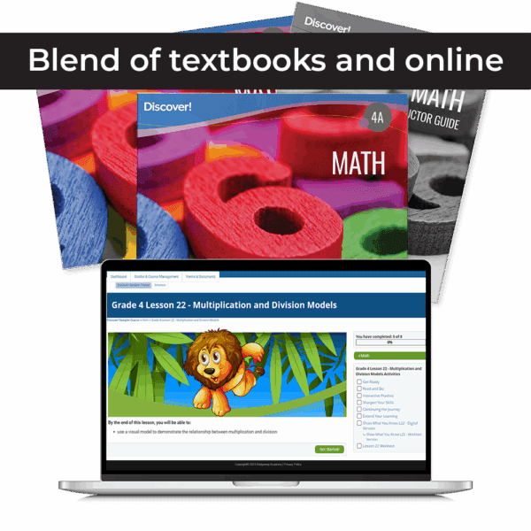 Discover! Math 4th Grade Blended Set