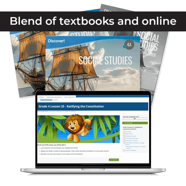 Discover! Social Studies 4th Grade Blended Set