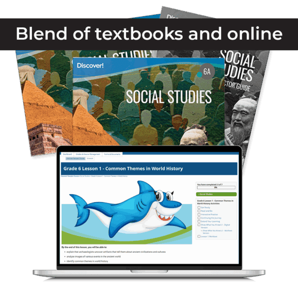 Discover! Social Studies 6th Grade Blended Set