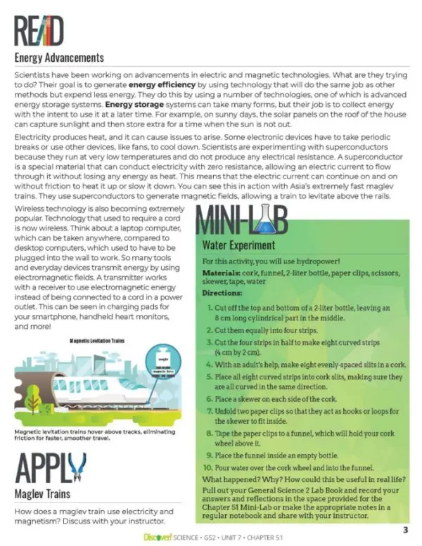 Discover! MS General Science 2 - Worktext A