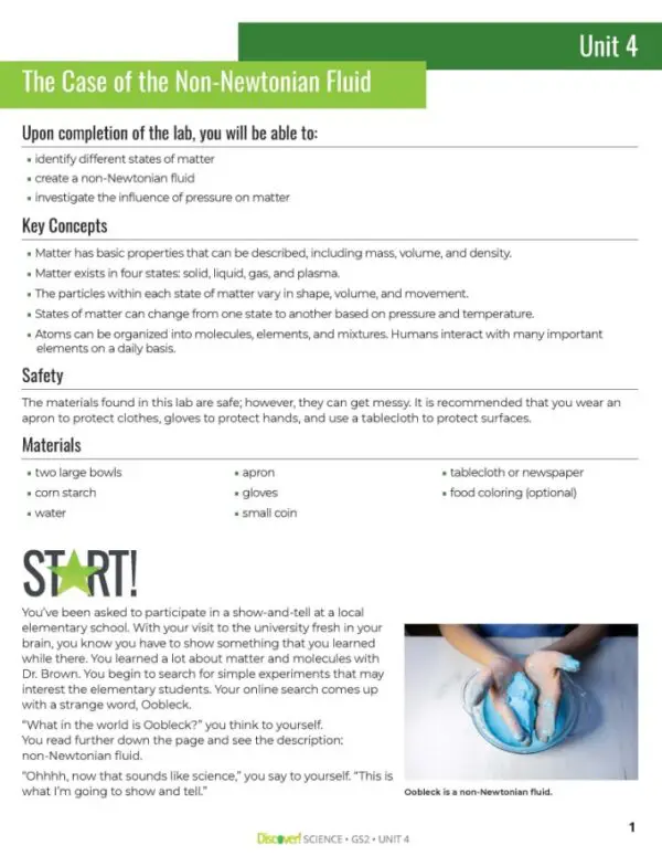 Discover! MS General Science 2 - Lab Book