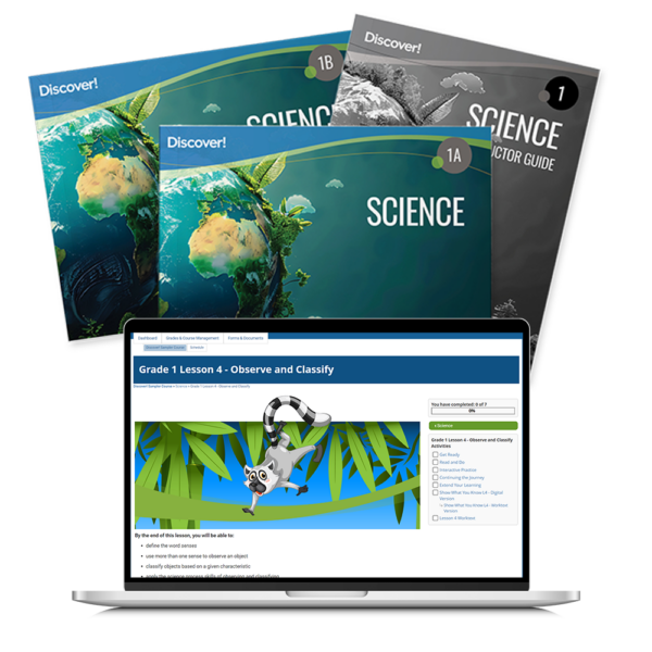 DiscoverBlended_ProductImage_07-23_Science_Grade1 *Discover! Science 1st Grade Blended Set