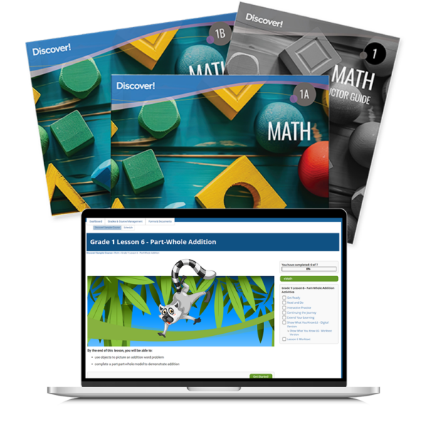 *Discover! Math 1st Grade Blended Set