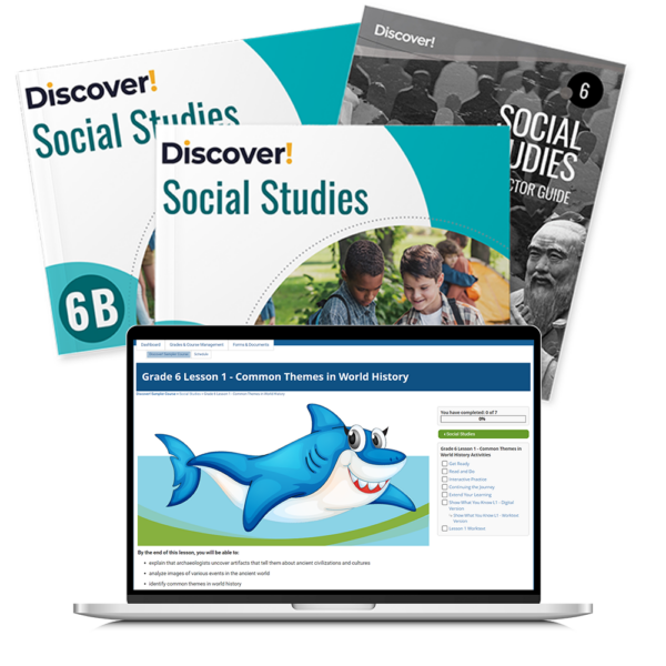 *Discover! Social Studies 6th Grade Blended Set