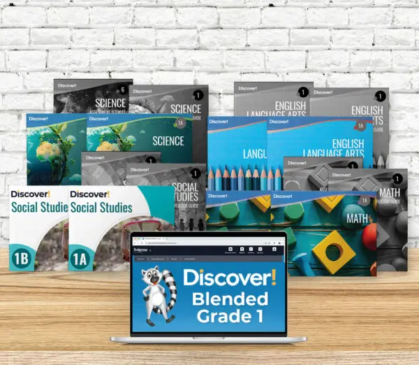 *Discover! 1st Grade Blended 4-Subject Set