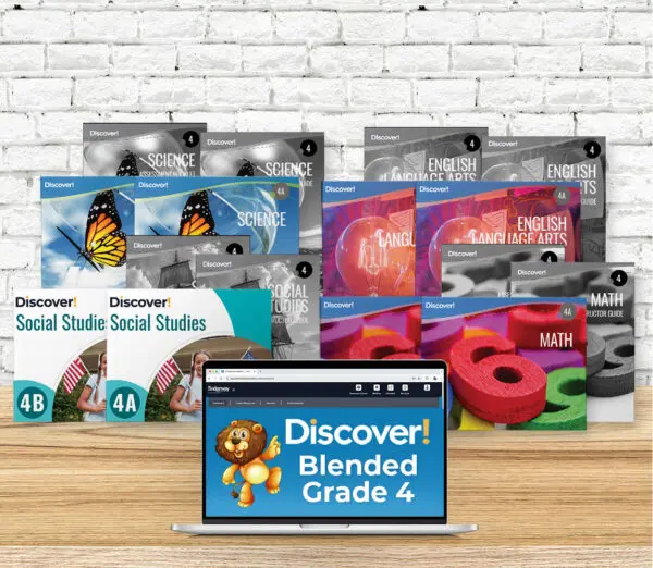 *Discover! 4th Grade Blended 4-Subject Set
