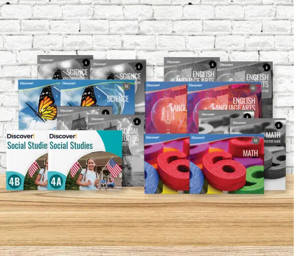 Discover_ProductImages_2025_fullSet4 Discover! 4th Grade 4-Subject Set