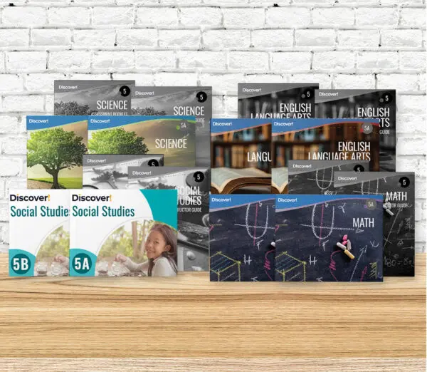 Discover_ProductImages_2025_fullSet5 Discover! 5th Grade 4-Subject Set