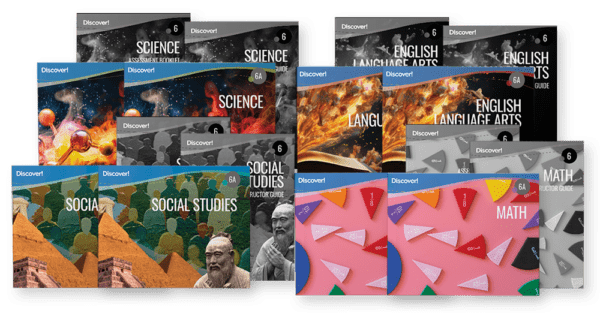 Discover_ProductImages_2025_fullSet6noBkgr Discover! 6th Grade 4-Subject Set